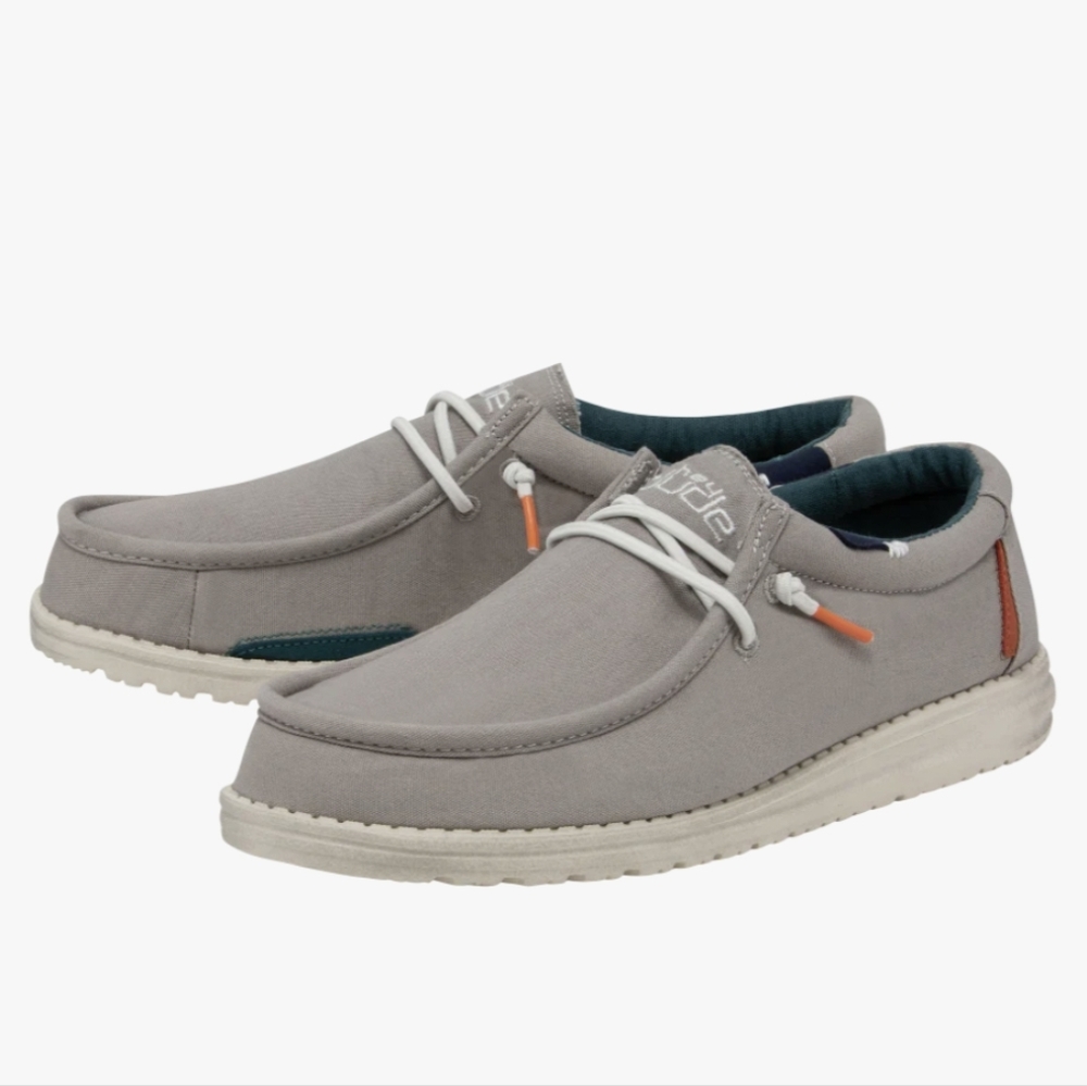 HEY DUDE  WALLY WASHED SMOKE GREY